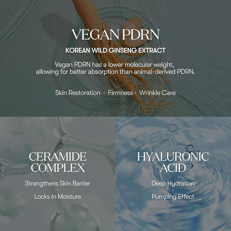VT COSMETICS PDRN Daily Hydrating 30 Sheets Mask, Vegan PDRN Face Masks with Ceramide, Hyaluronic Acid & Panthenol, Ultra-Thin Moisturizing Mask for Glass Skin & Daily Hydration, Korean Skincare - Image 3