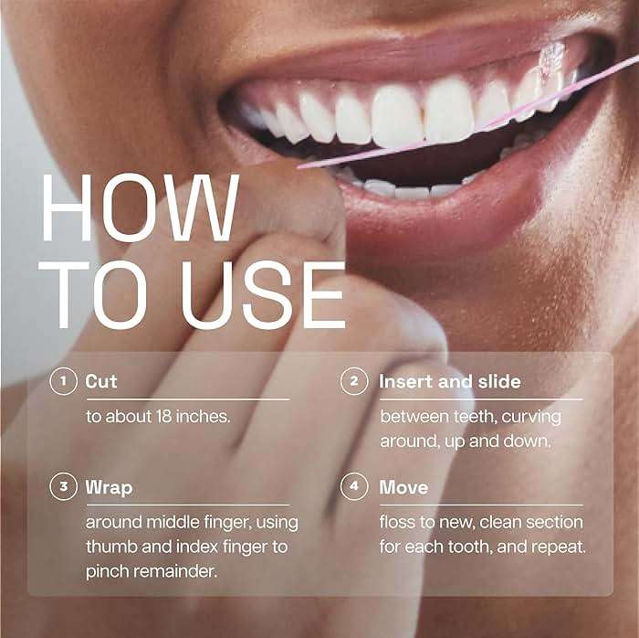 REACH ULTRACLEAN Gentle Gum Care Expanding Floss – Woven, Non-Waxed, PFAS-Free with Vitamin E, for Sensitive Gums, Cinnamon Mint 55YD (3-Pack) - Image 8