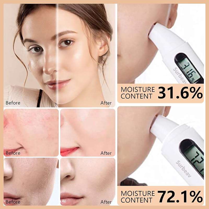 Airbrush Foundation Spray with Brush - Full Coverage Magic Minerals Airbrush Foundation for Smooth Radiant Finish, Hydrating Makeup for a Flawless, Natural Finish, Breathable (Nude) - Image 7