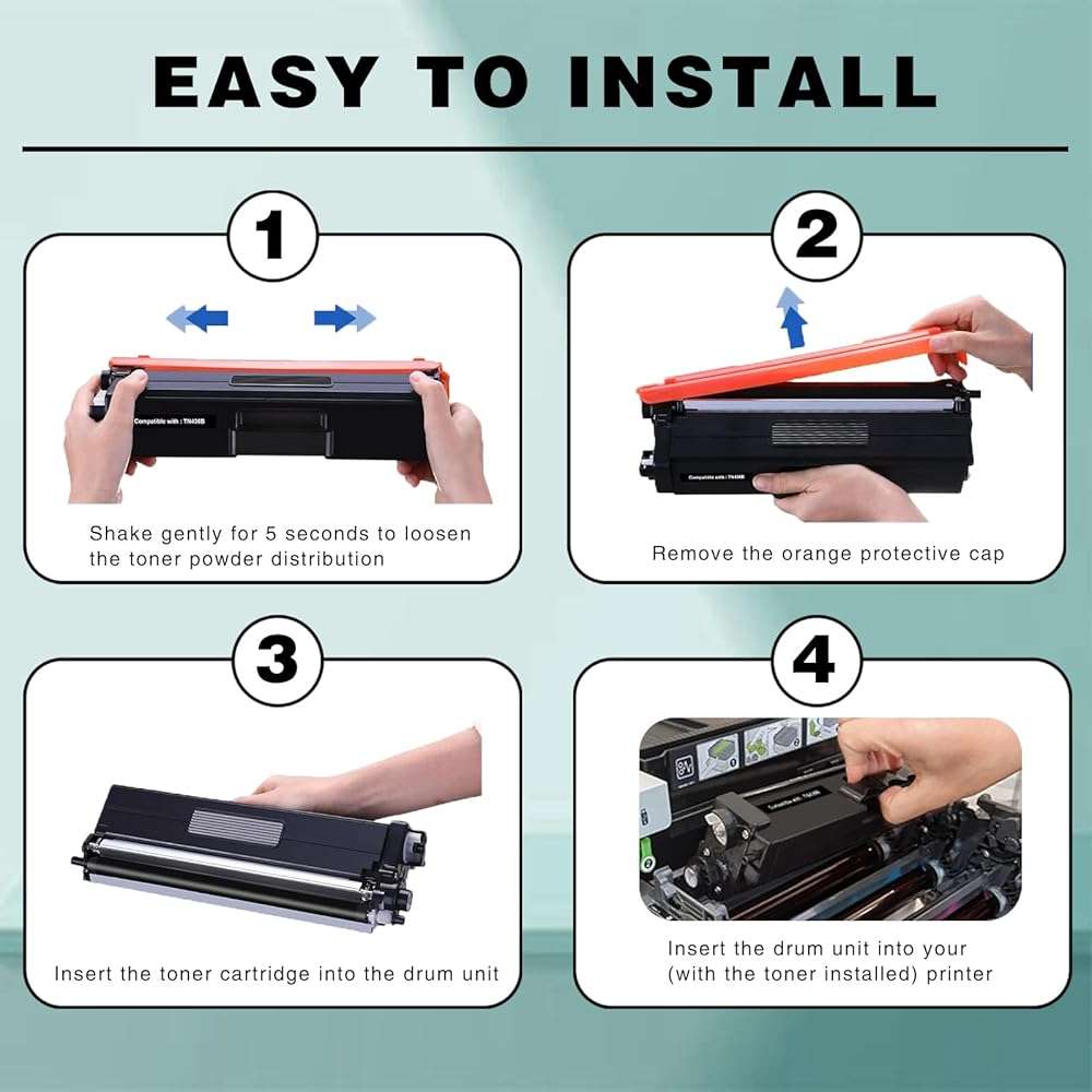 LIUTAOHONG 147Y W1470Y Toner Cartridge Compatible for HP Laserjet Enterprise M612DN M612X M610 M611 Printer High Yield Toner Cartridge Replacement with Chip Ink Clear Printing - Image 7
