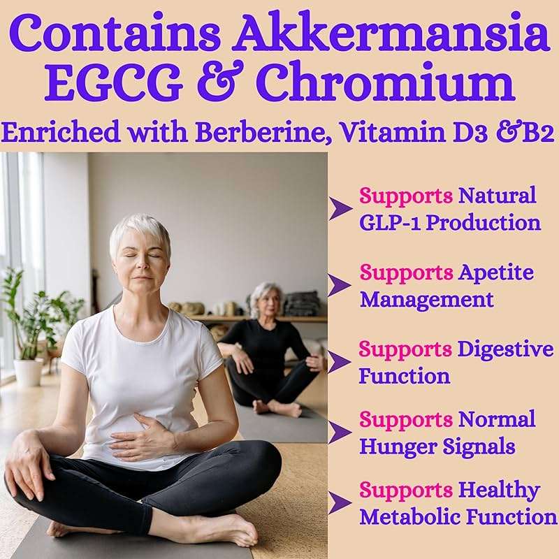 Nikoni Akkermansia Muciniphila GLP-1 Probiotic Supplement for Women & Men, Gut Health (Pack of 4) - Image 4