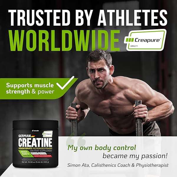 VITRUALS Creapure Creatine Monohydrate Powder – 10.58oz (0.66lb) (300g) German Creatine – Ultra-Pure for Strength & Recovery – 100% Made in Germany – with Scoop – Vegan, Keto-Friendly, Gluten-Free - Image 6