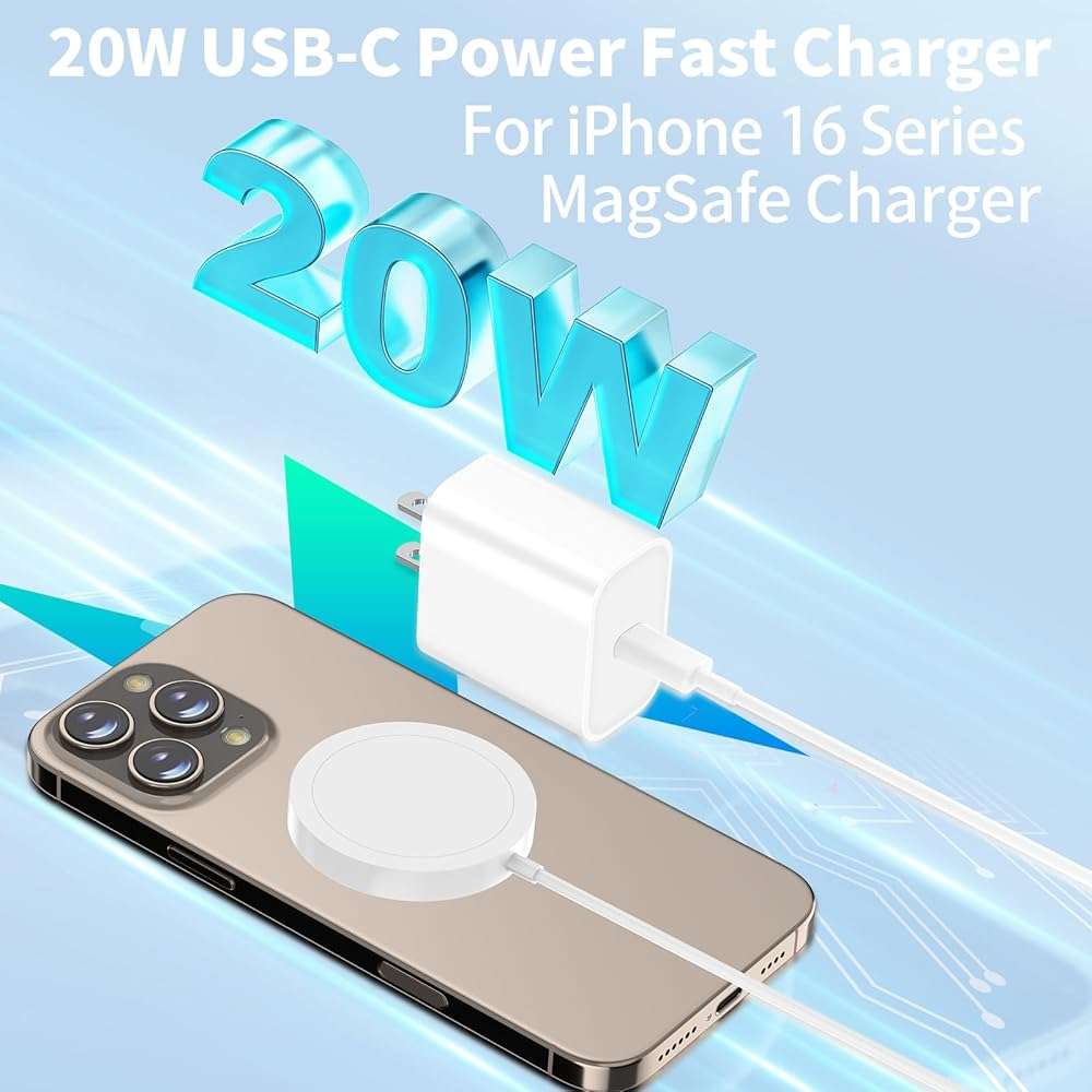 [Apple MFi Certified] iPhone 17 Charger Fast Charging, Rombica 4Pack 20W USB C Charger Dynamic Power Adapter Type C Wall Charger with 6FT Type-C Cord for iPhone 17/17 Pro/17 Pro Max/16 Pro/15/iPad Pro - Image 4