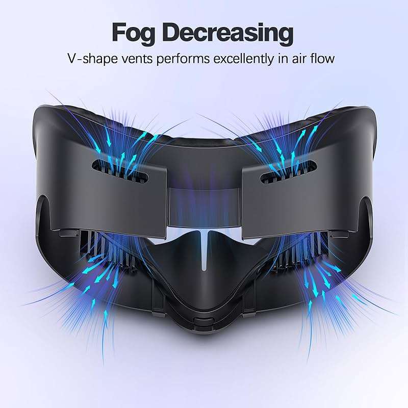 VZNEK Face Cover Pad for Oculus Quest 3, Sweat-Proof PU Foam Cushion for Meta Quest 3, Compatible with Oculus Quest 3 Original Spacer (for Quest 3) - Image 5