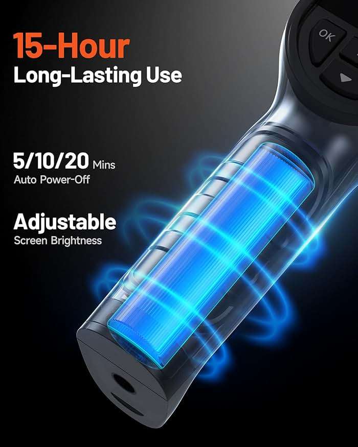 TOPDON TC004 Mini Thermal Imaging Camera, 240 x 240 TISR Resolution, 15-Hour Battery Life, 128 x 128 IR Resolution, 25Hz Handheld Infrared Camera with High/Low Temp Alerts, Auto Shutdown- Blue - Image 2
