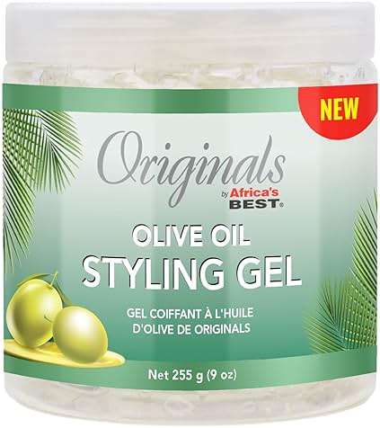 Originals by Africa's Best Olive Oil Styling Gel - for Non-Flaky, Superior Hold and Shine - 9 oz - Image 1