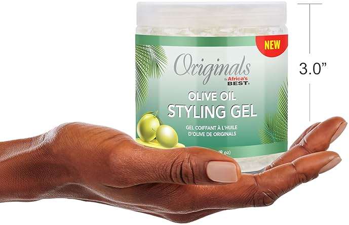 Originals by Africa's Best Olive Oil Styling Gel - for Non-Flaky, Superior Hold and Shine - 9 oz - Image 5