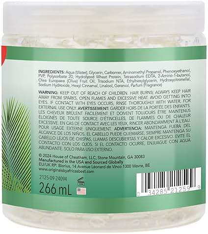Originals by Africa's Best Olive Oil Styling Gel - for Non-Flaky, Superior Hold and Shine - 9 oz - Image 7