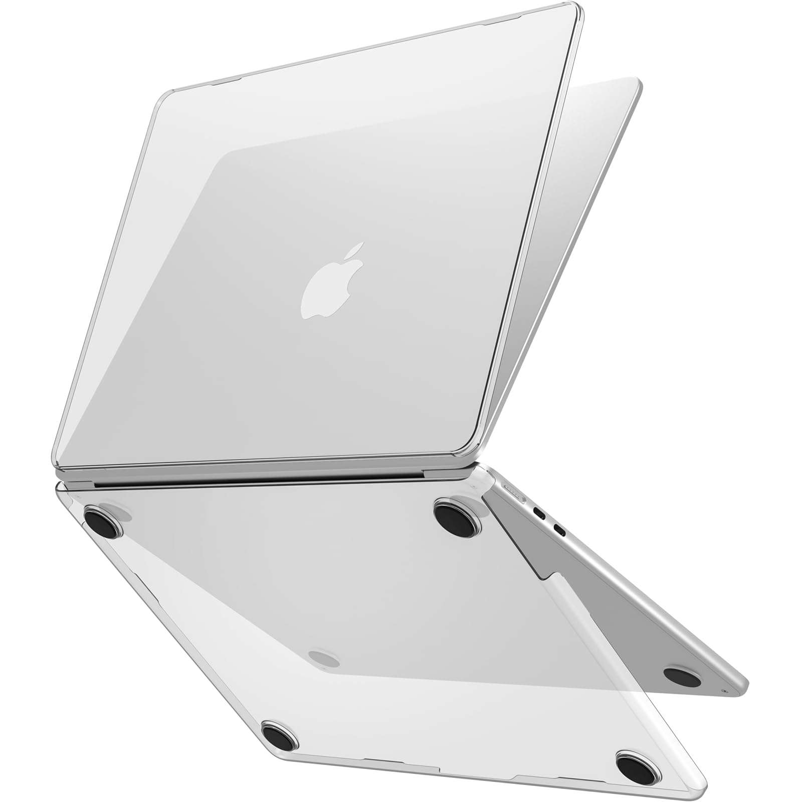 ProCase Hard Shell Case for MacBook Air 13 inch 2026 2025 2024 2023 2022, M5 A3449, M4 A3240, M3 A3113, M2 A2681, Laptop Cover for MacBook Air 13.6" -Clear - Image 1