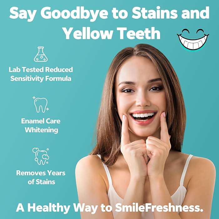 SmileFreshness Teeth Whitening Strips, 14-Day Treatments Clinically Proven for Visible & Affordable Teeth Whitening, Enamel Care Whitening, Reduced Sensitivity Formula, Coconut. - Image 2