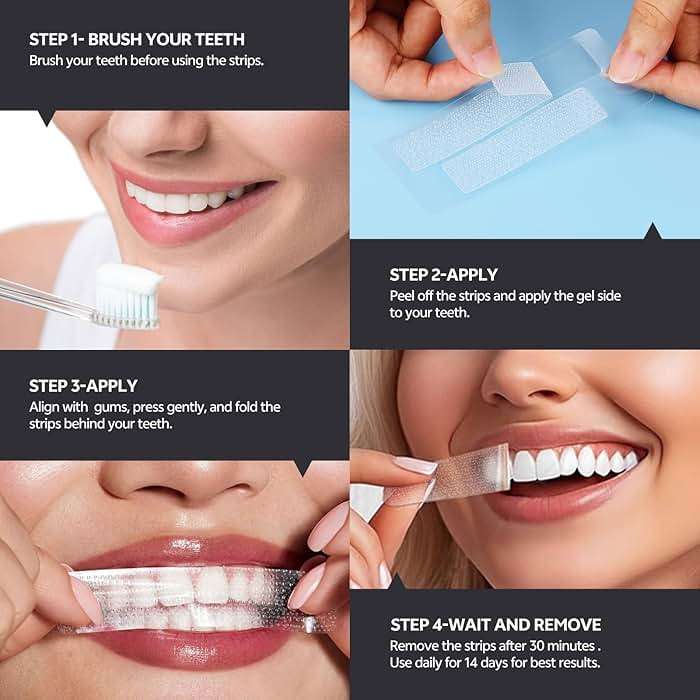 SmileFreshness Teeth Whitening Strips, 14-Day Treatments Clinically Proven for Visible & Affordable Teeth Whitening, Enamel Care Whitening, Reduced Sensitivity Formula, Coconut. - Image 5