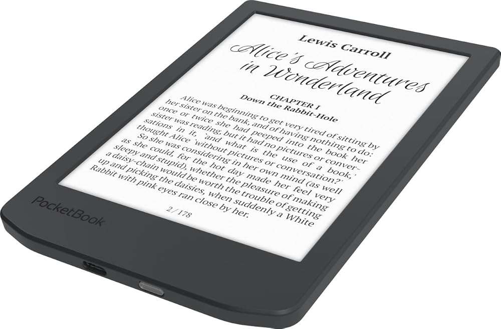 PocketBook Verse Lite – 6" E-Ink Carta Touchscreen eReader with Frontlight | Eye-Friendly, Glare-Free Display | Wi-Fi | Supports 25 Formats incl. DRM | Compact & Lightweight - Image 4