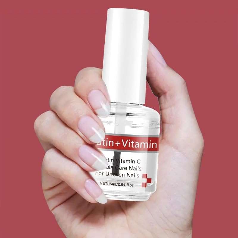 Keratin + Vitamins C Nail & Cuticle Oil, Keratin Protein Nail Moisturizes And Strengthening Care, Impove Cracked Nails & Rigid Cuticles, Deep Moisture For Nails And Cuticles For Nail Growth - Image 5