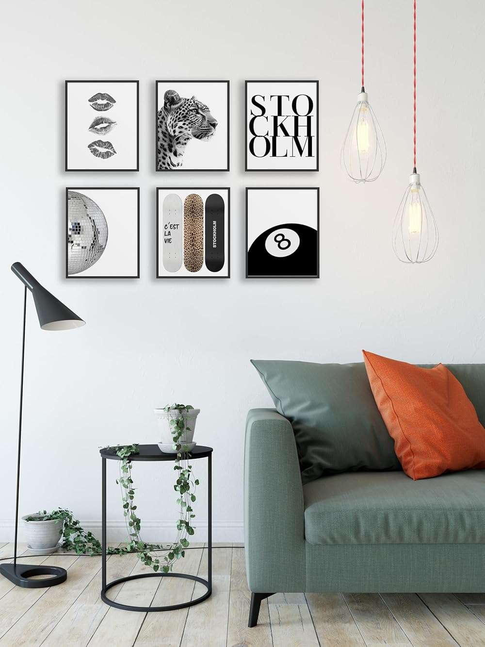 TwoDays Stockholm Style Room Decor for Women, Chic Trendy Wall Art for Living Room Aesthetic, Luxury Fashion Posters for Home Bedroom Apartment Dorm (8" X 10", Set of 6, UNFRAMED) - Image 6