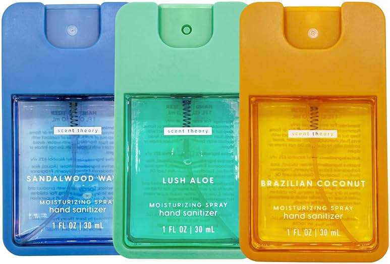 Scent Land Power Mist Hydrating Hand Sanitizer Spray | Summer Fun Trio (Sunshine Trio) - Image 1