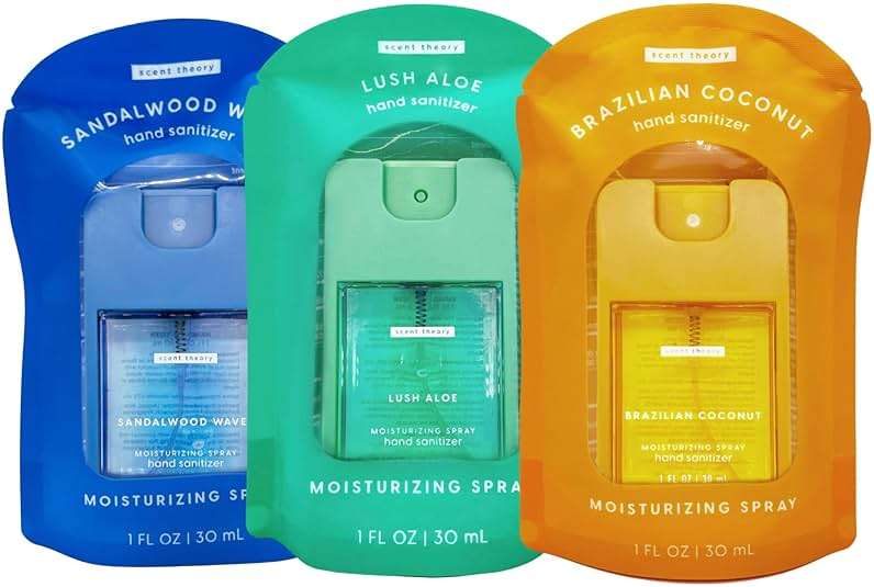 Scent Land Power Mist Hydrating Hand Sanitizer Spray | Summer Fun Trio (Sunshine Trio) - Image 8