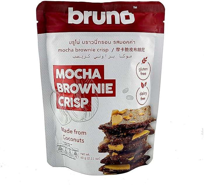 Bruno Mocha Brownie Crisp, Gluten Free and Dairy Free, Coconut Based, 2.11 oz (Pack of 2) - Image 4