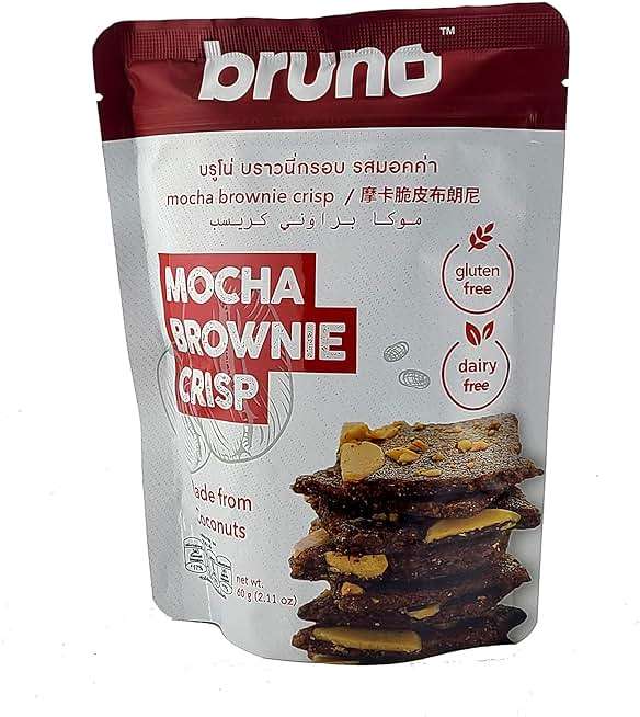 Bruno Mocha Brownie Crisp, Gluten Free and Dairy Free, Coconut Based, 2.11 oz (Pack of 2) - Image 5