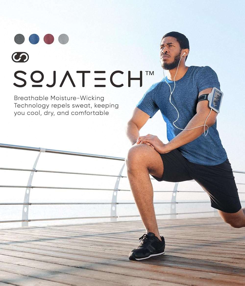 Men's Athletic Workout T-Shirts (Dry Fit, 4-Pack) Moisture Wicking Performance Activewear Gym, Yoga, & Running Tees - Image 2