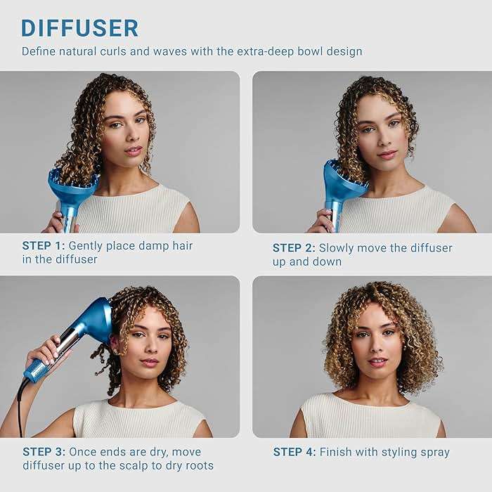 BaBylissPRO StyleSwitch Ionic Multi-Styler, Air Styler and Hair Dryer, Lightweight Hot Air Brush with 5 Attachments, Automatic Dual Voltage - Image 10
