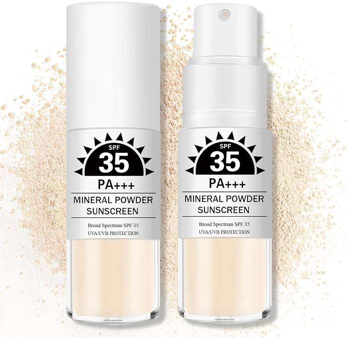 IONSGAKO Mineral Sunscreen Powder for Scalp and Hair SPF 35 PA+++ Scalp Sunscreen Powder with Broad Spectrum UV Protection, Lightweight, No-Greasy, Easy to Apply, 1PC - Image 1