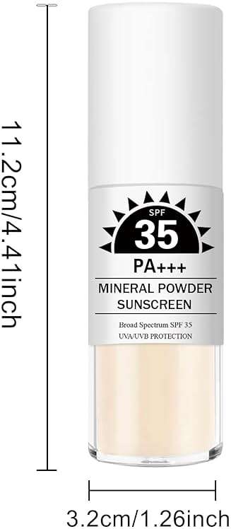 IONSGAKO Mineral Sunscreen Powder for Scalp and Hair SPF 35 PA+++ Scalp Sunscreen Powder with Broad Spectrum UV Protection, Lightweight, No-Greasy, Easy to Apply, 1PC - Image 8