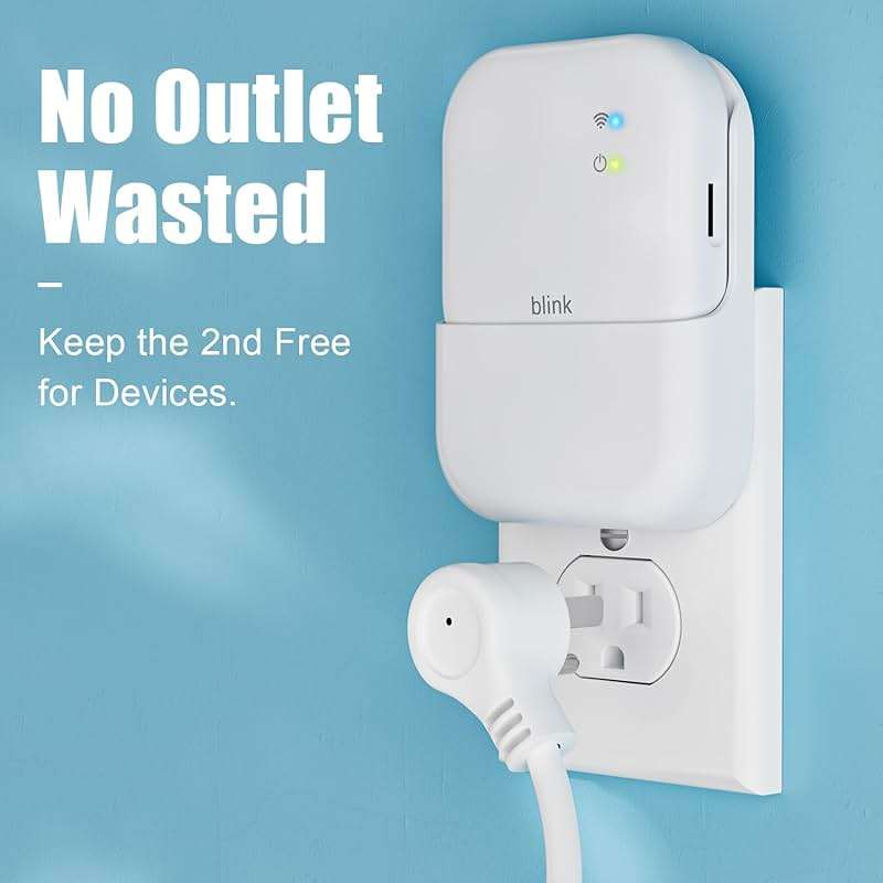 Outlet Wall Mount for Blink Sync Module XR, 2-in-1 Charging Station(Mount & Charger) - Space-Saving Bracket for Blink Security Camera, Easy Installation & Flexible Placement - Image 3