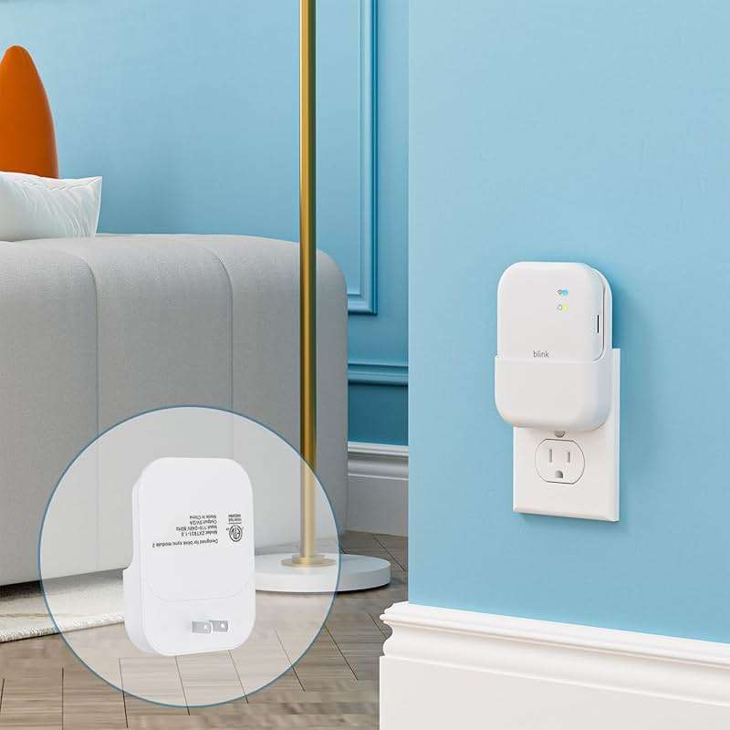 Outlet Wall Mount for Blink Sync Module XR, 2-in-1 Charging Station(Mount & Charger) - Space-Saving Bracket for Blink Security Camera, Easy Installation & Flexible Placement - Image 7