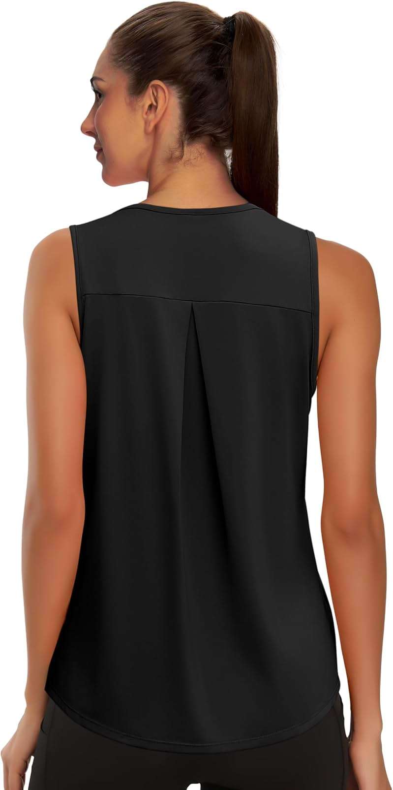 WIHOLL Workout Tops for Women Summer Athletic Tank Tops Sleeveless Shirts Beach Lightweight Gym Clothes - Image 2