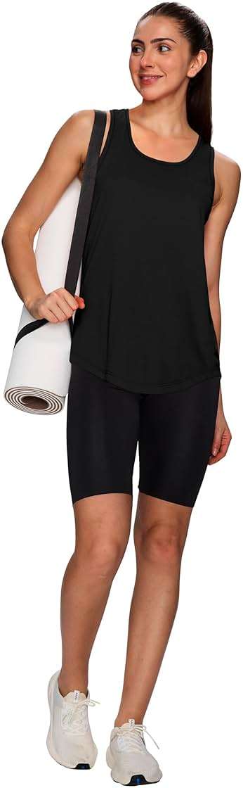 WIHOLL Workout Tops for Women Summer Athletic Tank Tops Sleeveless Shirts Beach Lightweight Gym Clothes - Image 5