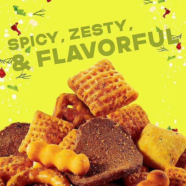 Chex Mix Spicy Dill Snack Mix, Savory Snack Bag, Family Size, 13.5 oz - Image 4