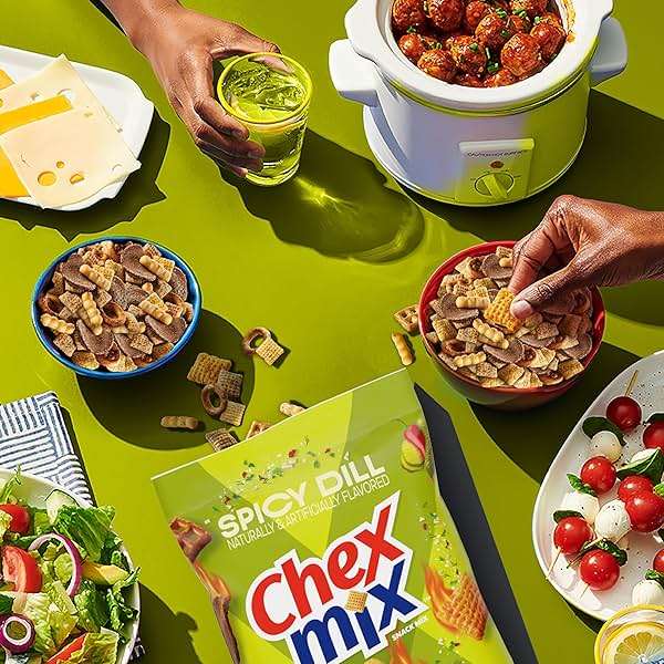 Chex Mix Spicy Dill Snack Mix, Savory Snack Bag, Family Size, 13.5 oz - Image 7