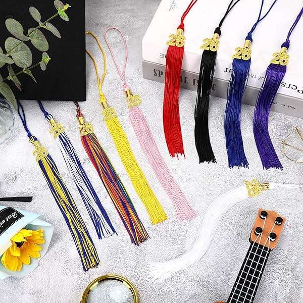 JULMELON 2026 Graduation Tassel, 2026 Graduation Cap Tassel with Bling Charm, 2026 Graduate Hat Ceremonies Accessories (Red) - Image 5