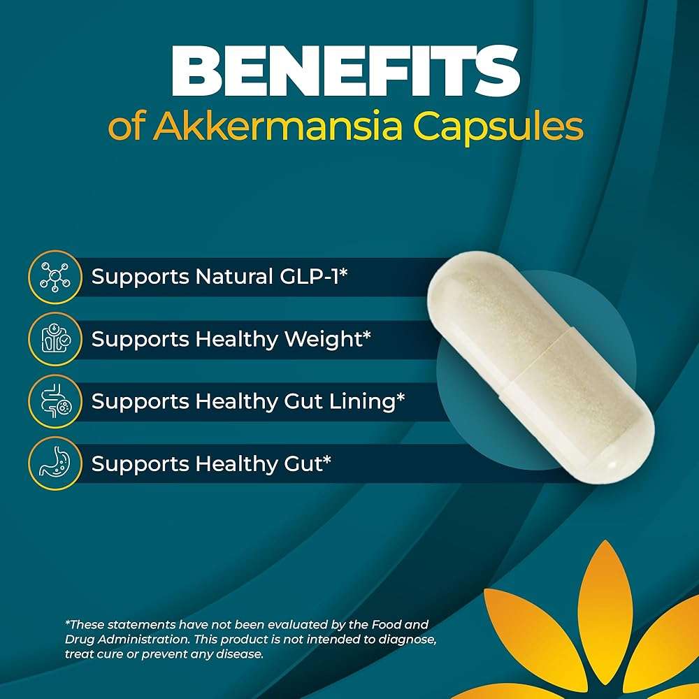 Vita Bloom Labs Akkermansia Probiotic Supplement - Promotes Digestive Comfort, Gut Lining & Microbiome Support - GLP-1 & Metabolic Wellness - Active Strain, 1 Billion AFUs - 30 Capsules - Image 4
