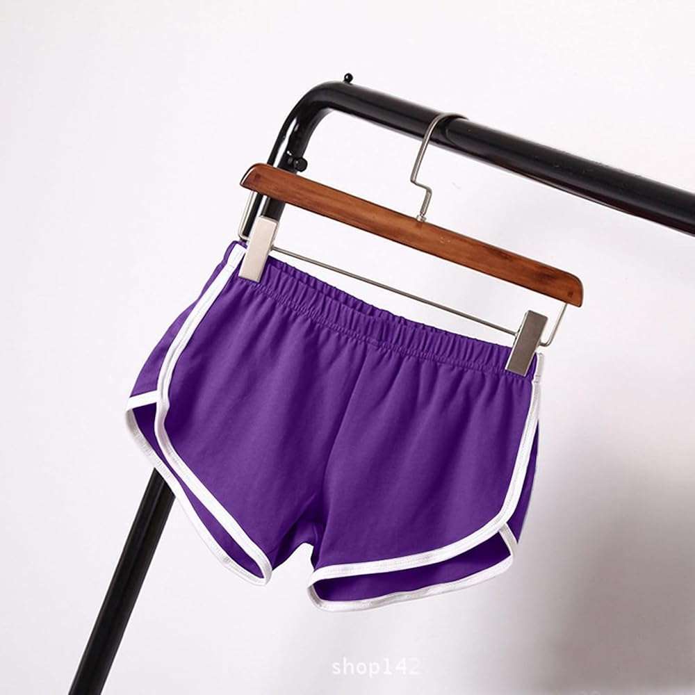 Womens Gym Shorts Dolphin Hem Casual Athletic Summer Running Booty Outfits Dance Elastic - Image 2