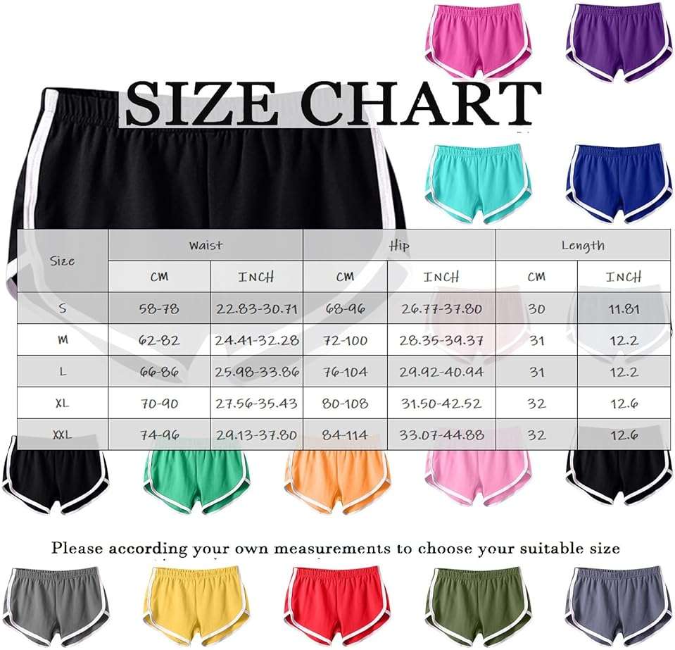 Womens Gym Shorts Dolphin Hem Casual Athletic Summer Running Booty Outfits Dance Elastic - Image 5
