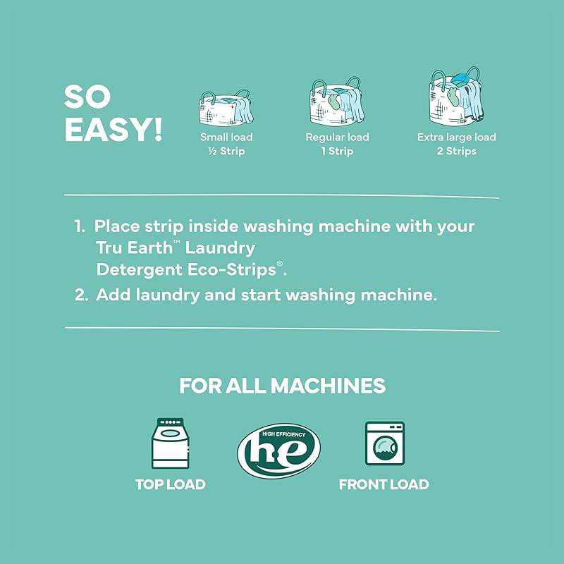 Tru Earth Fabric Softener Sheets | Original Eco-Strip Liquidless Detergent for Travel | 50 Sheets | Fragrance-Free - Image 6