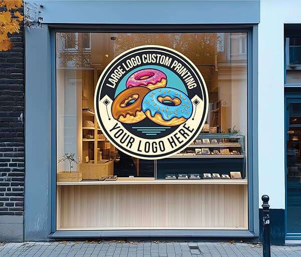 Large Custom Vinyl Decals – Full Color Personalized Sticker Decals Printing | Custom Business Logo Stickers for Windows, Stores, Walls, Doors, Cars, Trucks, Windshield, & More - Image 2