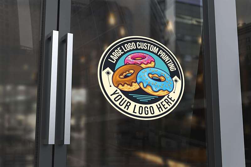 Large Custom Vinyl Decals – Full Color Personalized Sticker Decals Printing | Custom Business Logo Stickers for Windows, Stores, Walls, Doors, Cars, Trucks, Windshield, & More - Image 4