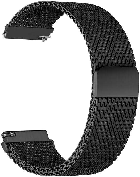 Milanese Loop for Garmin Venu 3S 2S/Vivoactive 4S/Forerunner 265S 255S Watch Band Women,18mm Stainless Steel Metal Mesh Magnetic Strap Quick Release Replacement Wristband for Huawei Watch Gt 5/4 41mm - Image 8