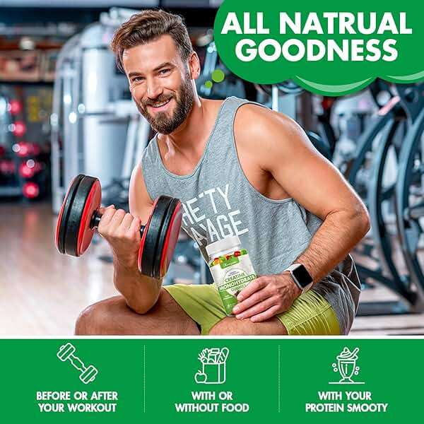 Creatine Monohydrate Gummies - Pre-Workout Creatine for Women Men, Enhanced Muscle Strength, Boost Focus and Endurance, Muscle Builder,Complex L-Taurine + Vitamin B12,Vegan, Gluten-Free 160 Count - Image 8