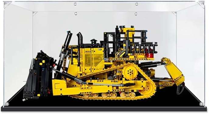 G GUFAMILY Transparent Display Box Compatible with Lego 42131 D11 Bulldozer Building Kit. Acrylic Case Suitable for Model Display, Dust Prevention, and Collection.(Only Display Case) - Image 1