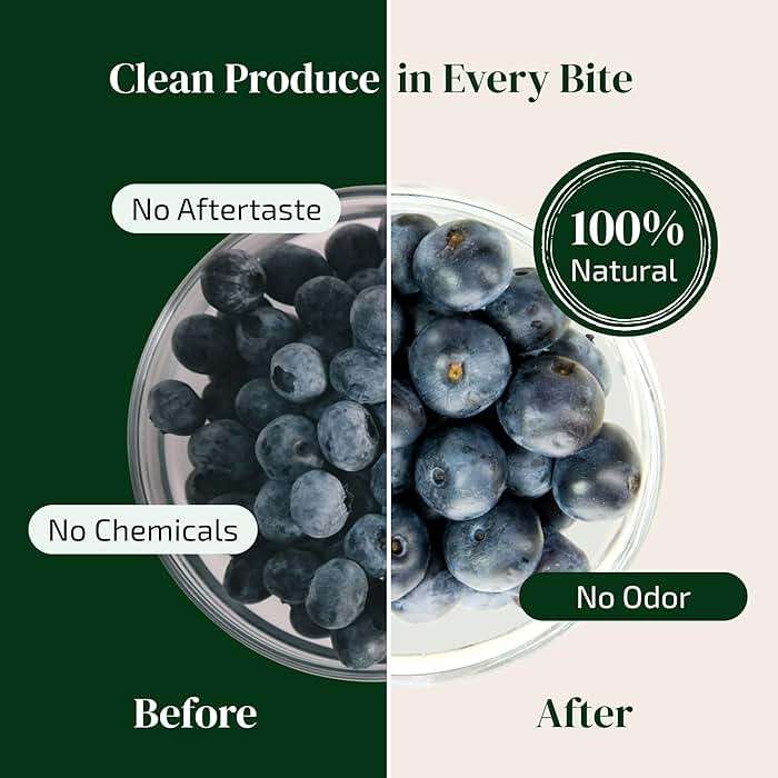The Green Alcove Fruit and Vegetable Wash Powder - Produce Cleaner - Removes Dirt & Residue - 4.2 oz - Image 3