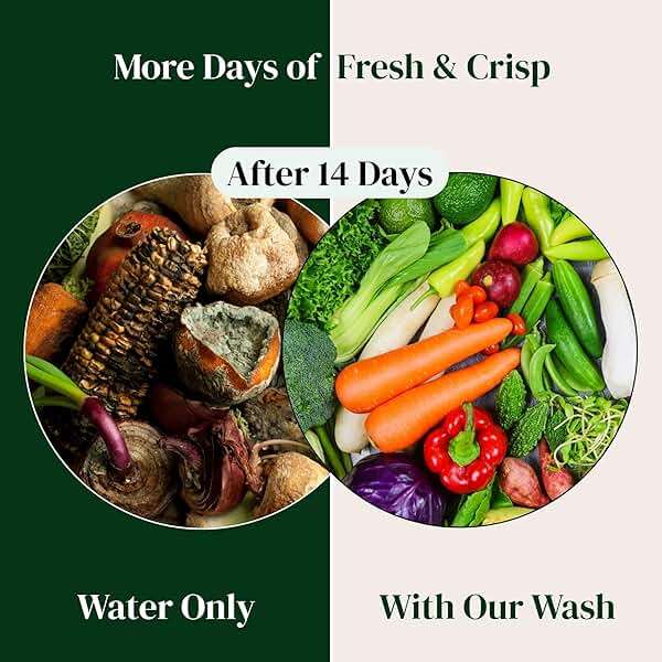 The Green Alcove Fruit and Vegetable Wash Powder - Produce Cleaner - Removes Dirt & Residue - 4.2 oz - Image 6