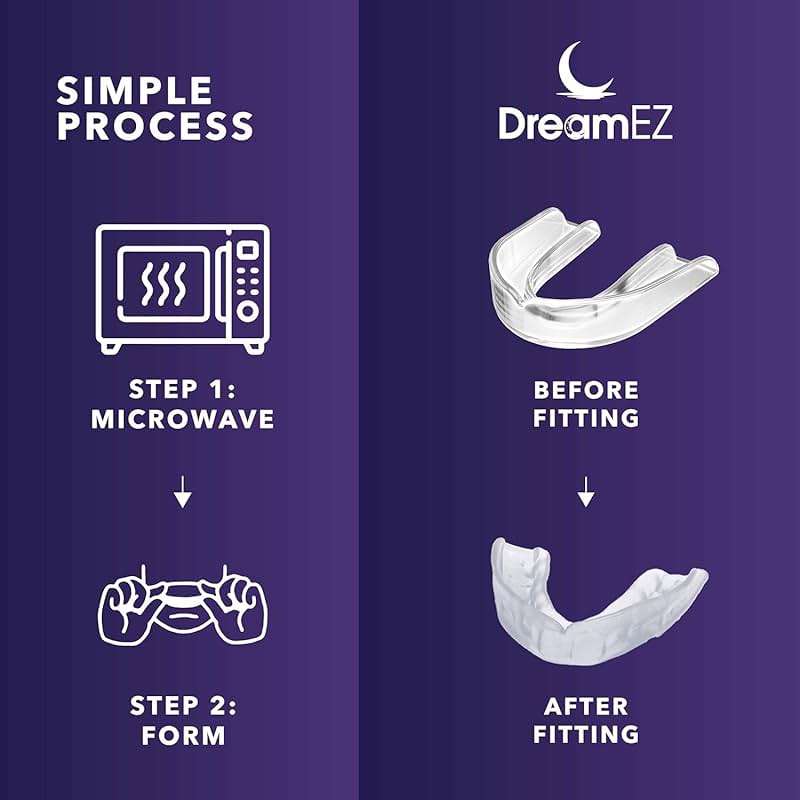DreamEZ Anti Grinding Mouth Guard for Clenching Teeth at Night, Dental Night Guard for Grinding and Bruxing, Made in The USA (2-Pack) (Pink) - Image 3