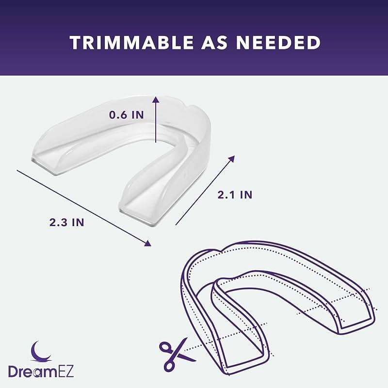 DreamEZ Anti Grinding Mouth Guard for Clenching Teeth at Night, Dental Night Guard for Grinding and Bruxing, Made in The USA (2-Pack) (Pink) - Image 6