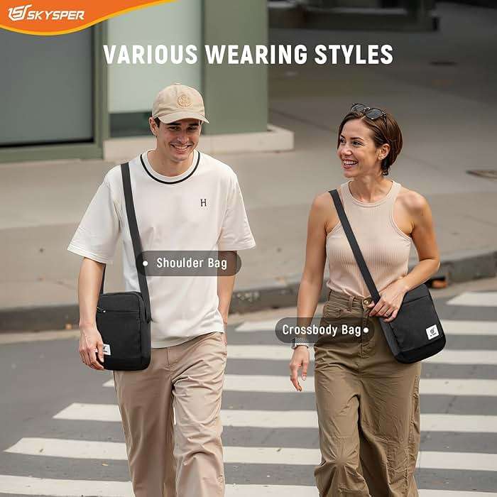 SKYSPER Small Anti Theft Crossbody Bag RFID MIni Sling Bag Travel Purse Small Shoulder Bag - Image 7