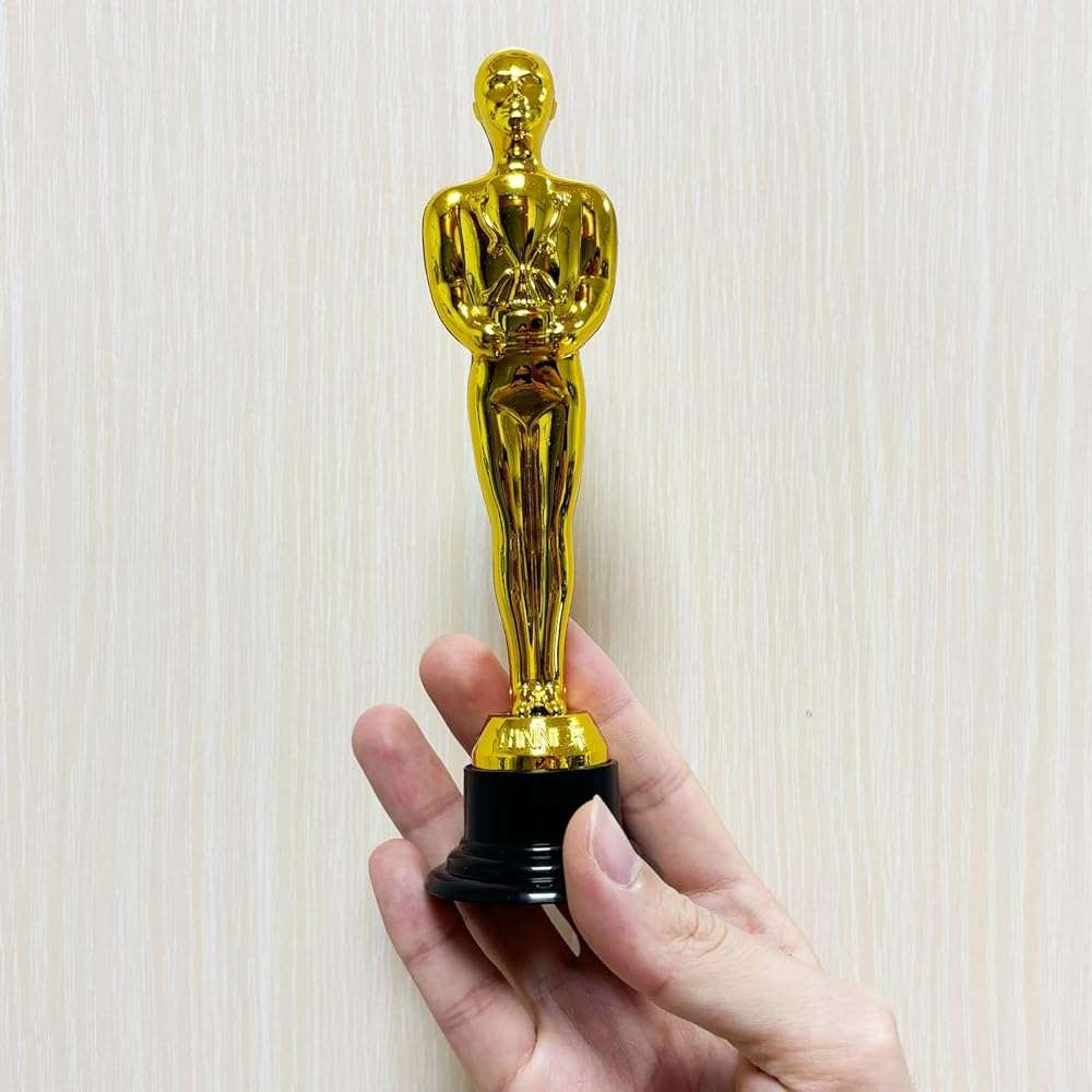 Flyekist 6 PCS Plastic Gold Award Trophies for Party Decorations, Party Favors, School Award, Game Prize, Party Prize and Appreciation Gifts - Image 6