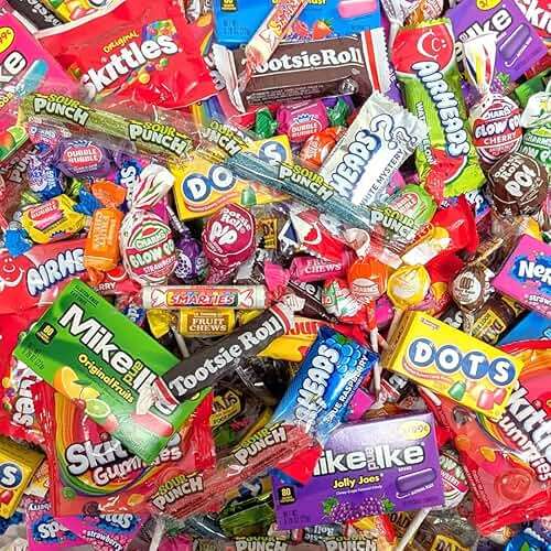 Ultimate Name Brand Candy Variety Pack - 5 lb Bulk Candy Individually Wrapped - No filler Candies - Perfect for Party Candies Stuffers or Party Favor Candys for Kids Goodie Bags - Party Favors for Kids - Image 1
