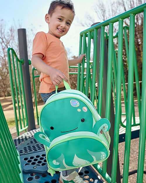 Skip Hop Little Kid's Backpack, 12 inches, 3 years+, Zoo Octopus - Image 2